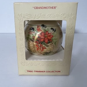VTG New in Box Hallmark 1979 Grandmother Glass Ball Ornament - Picture 1 of 7