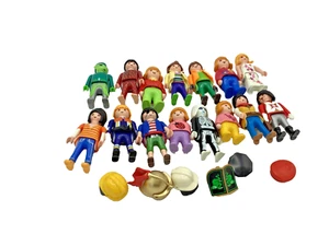 Vintage Playmobil Geobra Figures and Others Mixed Lot Of 15 And Accessories - Picture 1 of 4