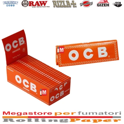 Cartine OCB Arancioni Corte Orange – Singole da 50 Libretti