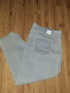 Terra & Sky Women's Plus Size 5X Gray Mid Rise Skinny Pull On Jegging Nwt (B18) - Picture 1 of 3