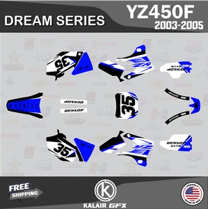 Kit de gráficos para Yamaha YZ450F (2003-2005) YZ 450F Dream Series - azul - Imagen 1 de 6