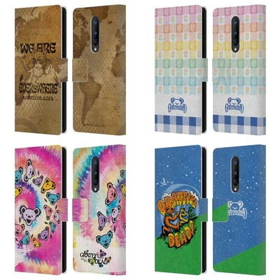 OFFICIAL GRATEFUL DEAD GRAPHICS LEATHER BOOK CASE FOR ONEPLUS PHONES - Image 1 of 4