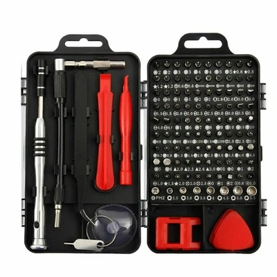 Magnetic Driver Torx Star Repair Tool Kit 110 in 1 Precision Screwdriver Bit Set - Image 1 of 4