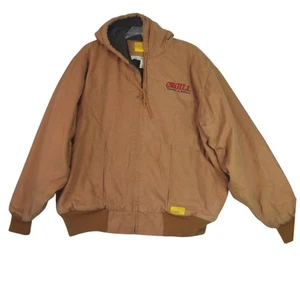 Diamondback Arbeitskleidung 2XL Brustumfang 50-52 Canvas schwerer Mantel gesteppte Linien Kapuze - Bild 1 von 14