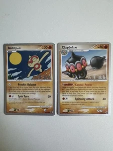 Pokémon Set Baltoy 60/106 & Claydol 15/106 2010 World Championships Promo - Picture 1 of 6