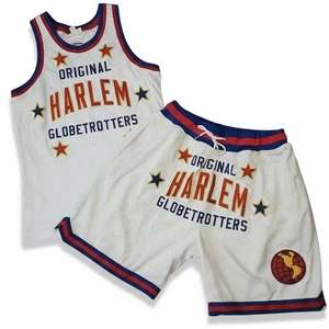 HARLEM GLOBETROTTERS ORIGINAL TRIKOT CURLY #22 RINGS & CRWNS BASKETBALL GR. M - Bild 1 von 10
