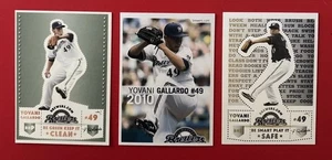 Lote de 3 tarjetas de policía de béisbol regional MILWAUKEE BREWERS YOVANI GALLARDO MLB - Imagen 1 de 2