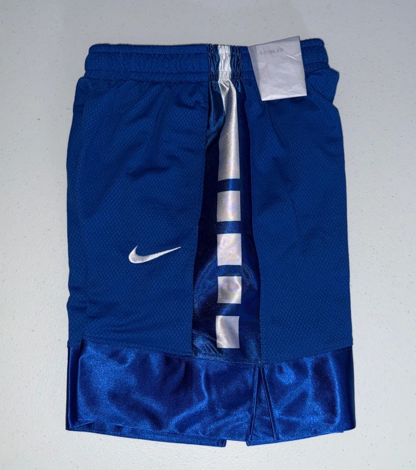 Pantalones Cortos de Baloncesto Nike Elite 23 Rayas Real - Niño’s Talla Pequeña Foto 1 de 4