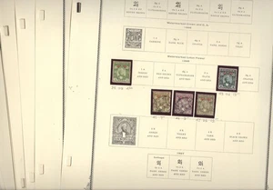 ZANZIBAR, assortment of Stamps hinged/mounted on Scott Specialty pages - Picture 1 of 13