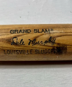 Dale Murphy Louisville Slugger Wood Baseball Bat 180 Grand Slam Drop 3 Flame - Picture 1 of 5