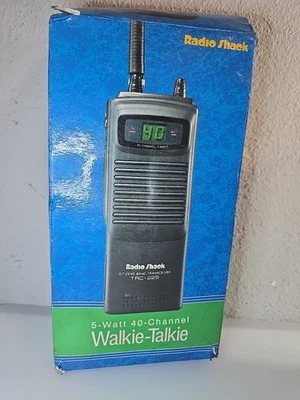 Radio Shack TRC-225 Walkie Talkie 40-Channel CB Transceiver Vintage NOS - Image 1 of 4