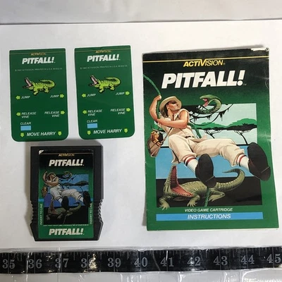 PITFALL!  (1982 Activision, Intellivision) Cartridge W/ Manual And Insert - Image 1 of 4