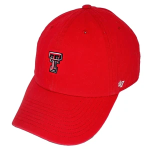 47 Marca Limpieza Texas Tech Red Raiders Gorra Ajustable con Correa OSFA Nueva - Imagen 1 de 8