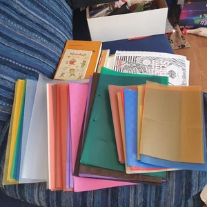 Heftumschläge 39 x DIN A 4 und 15 x DIN A 5 verschiedene Farben Neu + gebraucht - Bild 1 von 1