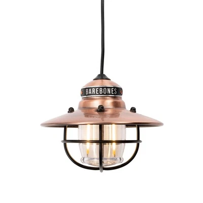 Barebones Edison Pendant Light – Copper, Vintage Rustic USB LED Hanging Li - Image 1 of 4