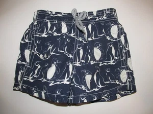 Vilebrequin Kids Boy's Penguin Swim Trunks Swimwear Size 2 Ans Dark Navy - Picture 1 of 3