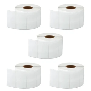 5 rollos térmicos directos de 2,25''X1,25" 1000 piezas etiquetas de código de barras para Zebra TLP LP2824 - Imagen 1 de 24