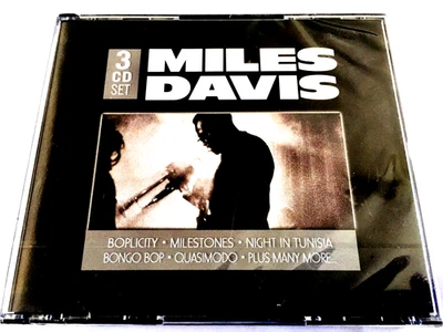 Miles Davis 3 x CD - 45 Track Compilation Box Set- New Still in Shrink-wrap - Image 1 of 4