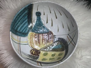 MCM ALDO LONDI BITOSSI Console Bowl Italian Pottery Italy Still Life - Picture 1 of 10