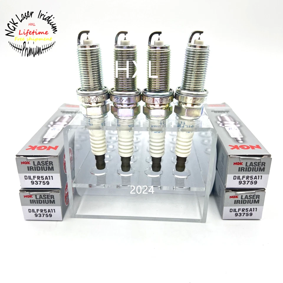 6xNGK Laser Iridium Spark Plug 93759 DILFR5A11 For Nissan Frontier 07-19 4.0L V6 - Image 1 of 1