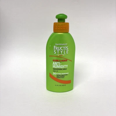 Garnier Fructis Sleek & Shine Anti-Humidity Smoothing Milk w/Argan Oil, 5.1oz - Image 1 of 4
