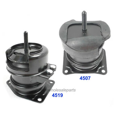 Front & Rear Motor Mount Set 2PCS 4519 4507 M301 For 2001-2003 Acura CL 3.2L - Image 1 of 4