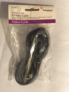 Radio Shack S-VIDEO Cable 5ft 1.5m 15-2404 -Brand New - Picture 1 of 2