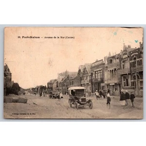 Postcard Vintage Fort-Mahon Avenue de la Mer (Centre) c1920 0396 - Picture 1 of 2