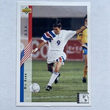1994 Upper Deck Mia Hamm Rookie Card Number 268 United States Soccer Vintage