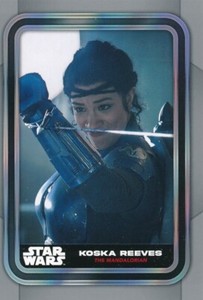 #19 KOSKA REEVES/MERCEDES VARNADO MONE SASHA BANKS 2023 Topps Star Wars