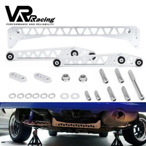 For 96-00 Honda Civic EK Rear Lower Control Arm + Subframe Brace Bar Hatchback - Picture 1 of 12