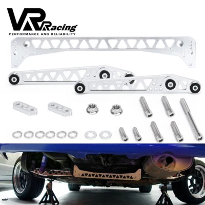 For 96-00 Honda Civic EK Rear Lower Control Arm + Subframe Brace Bar Hatchback - Image 1 of 4