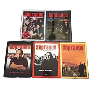 The Sopranos Complete Seasons 1-5 DVD Box Sets 4 Discs Per Box HBO Crime Drama - Picture 1 of 20