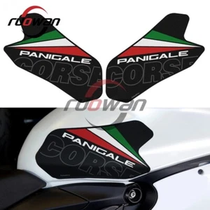 Side Tank Pad Protection Knee Grip Mat For Ducati Panigale 899 959 1199 1299 V2 - Picture 1 of 7