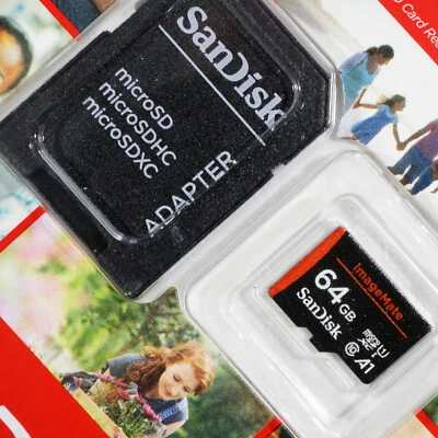 New! SanDisk 64GB ImageMate microSDXC UHS-I w/ Adapter 120MB/s Sealed! - Image 1 of 4