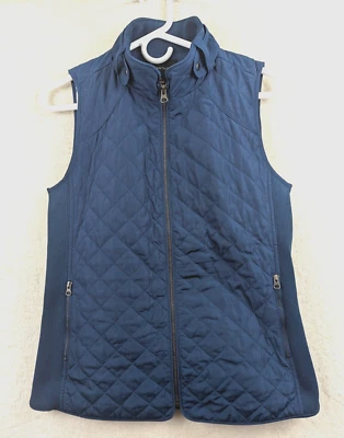 41 Hawthorn Talla S Chaleco Acolchado Azul Forrado Cremallera Bolsillos 8000 Foto 1 de 4