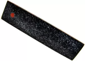 Black Splatter Enamel Copper Neck Tie Clip Clasp - Picture 1 of 11