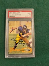 1997 Press Pass Autographs Tony Gonzalez PSA 7.5