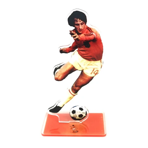 Johan Cruyff Figure - Netherlands National Team #14 Scoring Goal Legend Ornament Cover