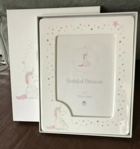 BASHFUL UNICORN 5X7 CERAMIC FRAME - Picture 1 of 3