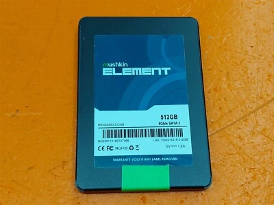 ⭐️⭐️⭐️⭐️⭐️ SSD Mushkin Element SATA III MKNSSDEL512GB 512GB Solid State Drive - Image 1 of 2