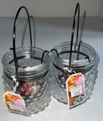 Mini candelabro Bath And Body Works Home blanco granero clavo casa de campo Foto 1 de 4