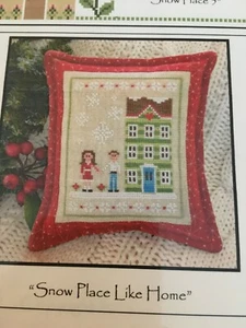 Country Cottage Needleworks Counted Cross Stitch Pattern Snow Place Like Home 5 - Picture 1 of 5