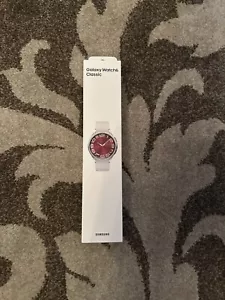 Samsung Galaxy Watch6 Classic Smart Watch, Tracker, LTE, 43mm, Silver Sealed - Picture 1 of 1
