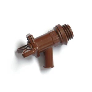 YERD Ersatzhahn für Regen Tonne Fass 1/2 Zoll Gr. 1 Country Style Wasser braun - Bild 1 von 7