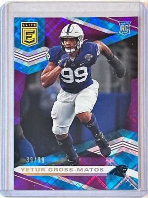 2020 Panini Donruss Elite Rookies Purple Yetur Gross-Matos #144 39/99 RC - Image 1 of 2
