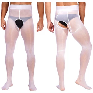 DE iEFiEL Herren Unterwäsche Glänzend Strumpfhose Transparent Feinstrumpfhose - Bild 1 von 81