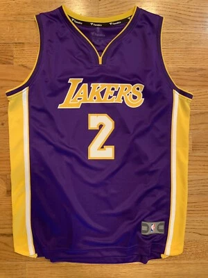 Los Angeles Lakers #2 Lonzo Ball Jersey Youth XL fanatics purple EUC - Image 1 of 3