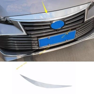 Tira de embellecimiento del capó delantero de acero cromado para Toyota Avalon 2019-2022 Foto 1 de 4