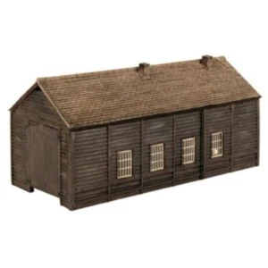 Bachmann 44-096 OO Gauge Scenecraft Single Road Engine Shed - Picture 1 of 3